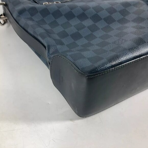 LOUIS VUITTON Damier Cobalt Greenwich Tote Bag Hand Bag Shoulder Bag - Picture 14 of 16
